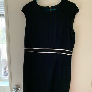 Tommy Hilfiger Black Dress with white strips